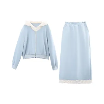 A Paradise For Awakening Skirt Set Women's Blue
