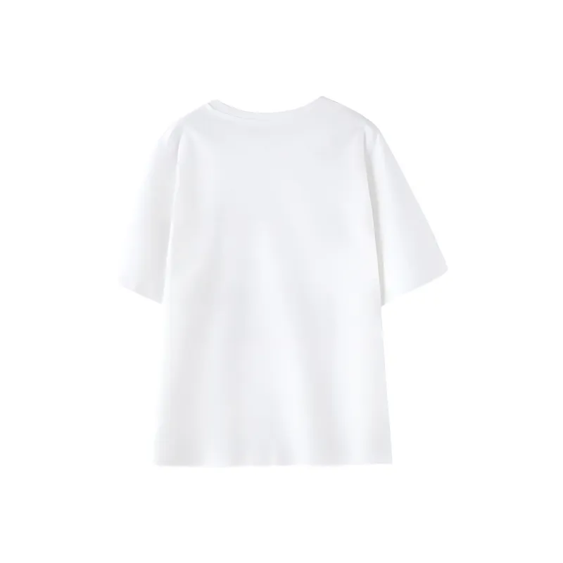 DOKZB T Shirts Women's White-1