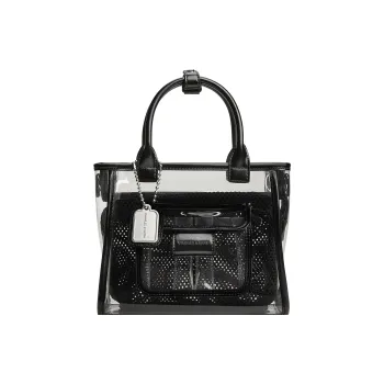 CHARLES&KEITH PU Shoulder Bag, Handbag Regular Women's Black/Pink