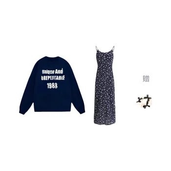 TURN UP Skirt Set Women's Navy Blue
