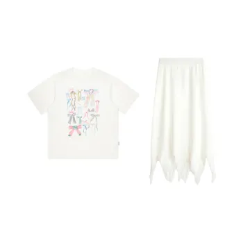 PAIN OR PLEASURE Skirt Set Women's White