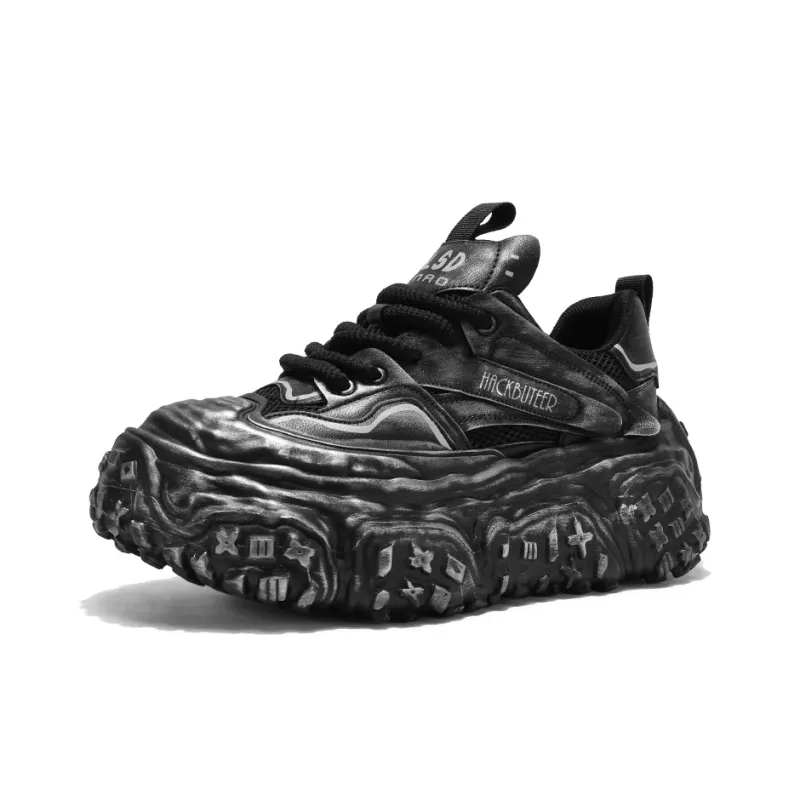 HACKBUTEER Low Top Chunky Sneakers Men's Box Included-6