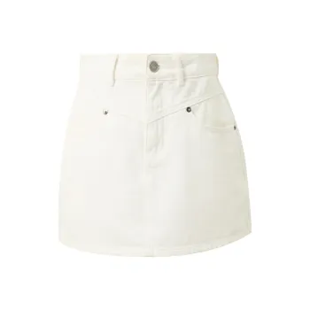 3COLOUR Casual Short Skirts Women's Milk White