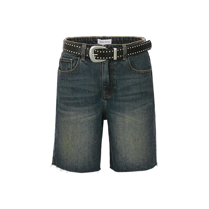URBAN REVIVO Denim Shorts Women's Blue-0