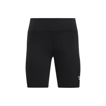 Reebok Identity Small Logo Cotton Bike Short Sports Shorts Women's Black