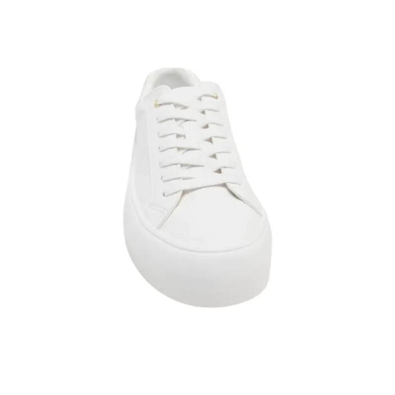 ZARA Low Top Skateboard Shoes Women's White-3