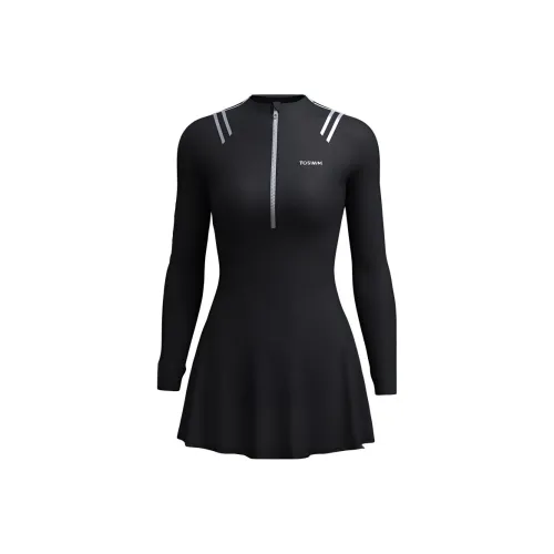 TOSWIM Two Piece Swimsuit Women's Black
