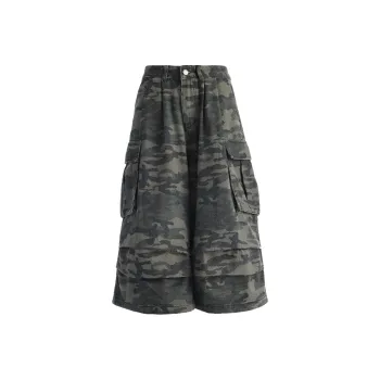ZRZV Cargo Shorts Women's Camouflage