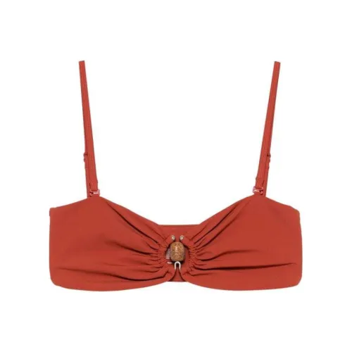 Christopher Esber Ruched Bandeau Bikini Top
