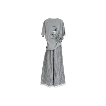 Udon House Two Piece Skirt Sets Women's