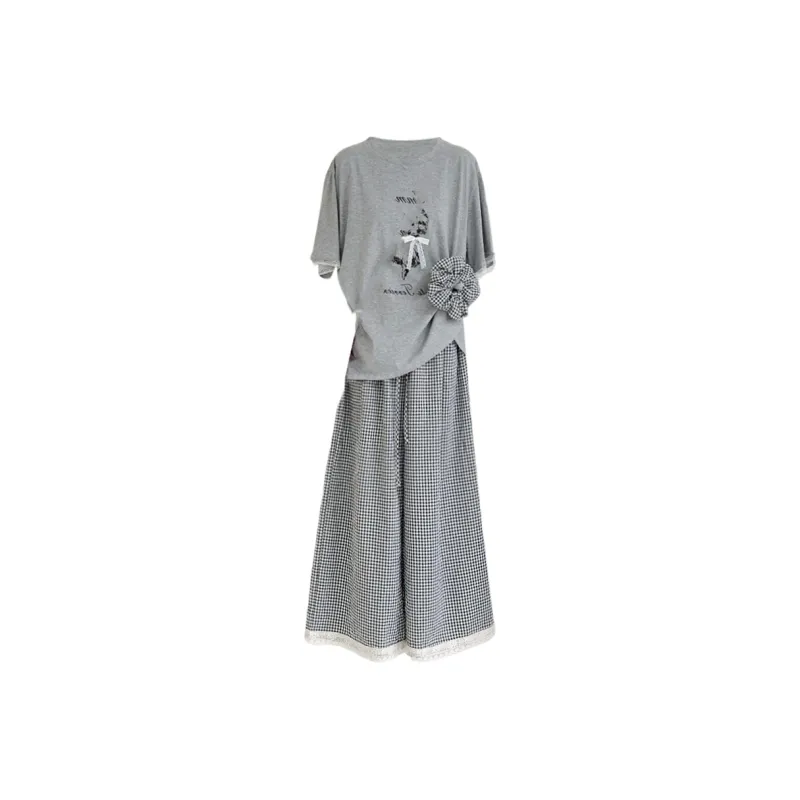 Udon House Two Piece Skirt Sets Women's-0