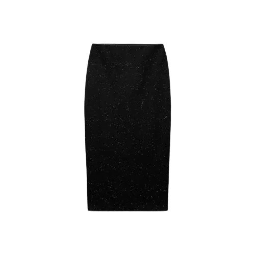 ZARA Casual Long Skirt Women's Black