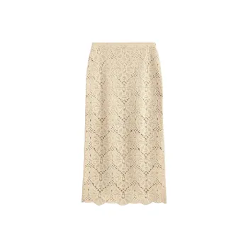 BY MALENE BIRGER COPENHAGEN MBC Casual Long Skirt Women's Beige