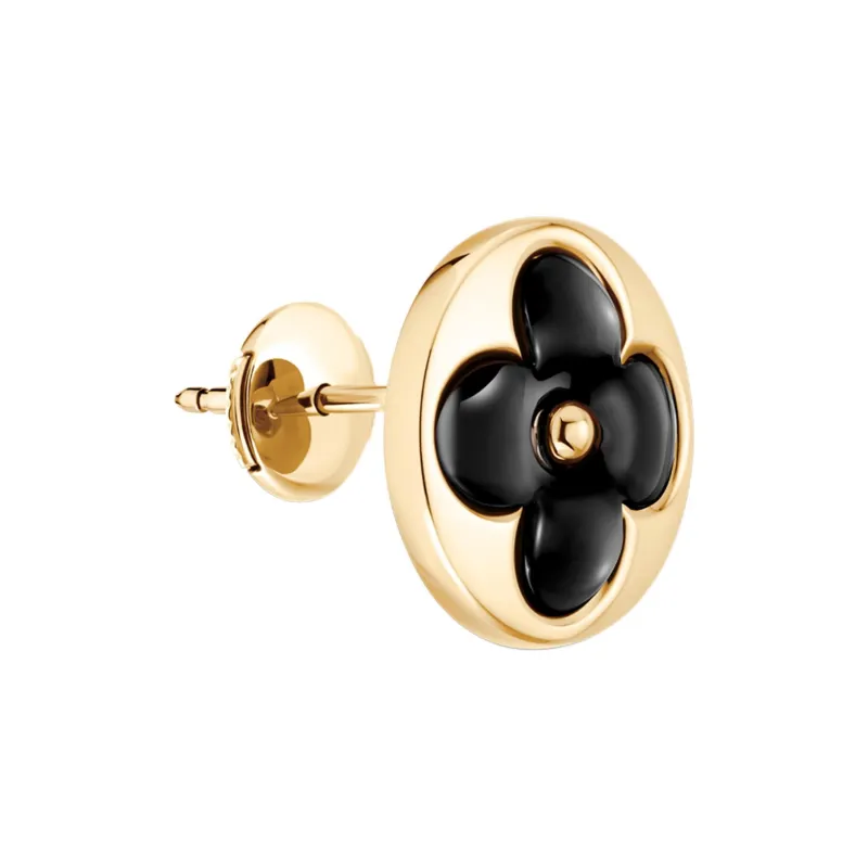 LOUIS VUITTON   Earrings Unisex Black-1