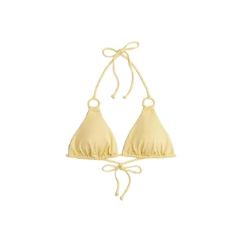 H&M Two-Piece Swimsuits Women's Light Yellow