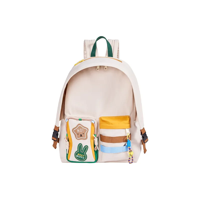 Miffy Fabric Backpack Women's Blue Yellow/Khaki-5