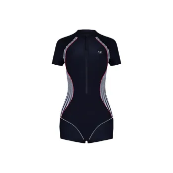 BALNEAIRE MIX Series One piece Swimsuit Women's Modern Black White