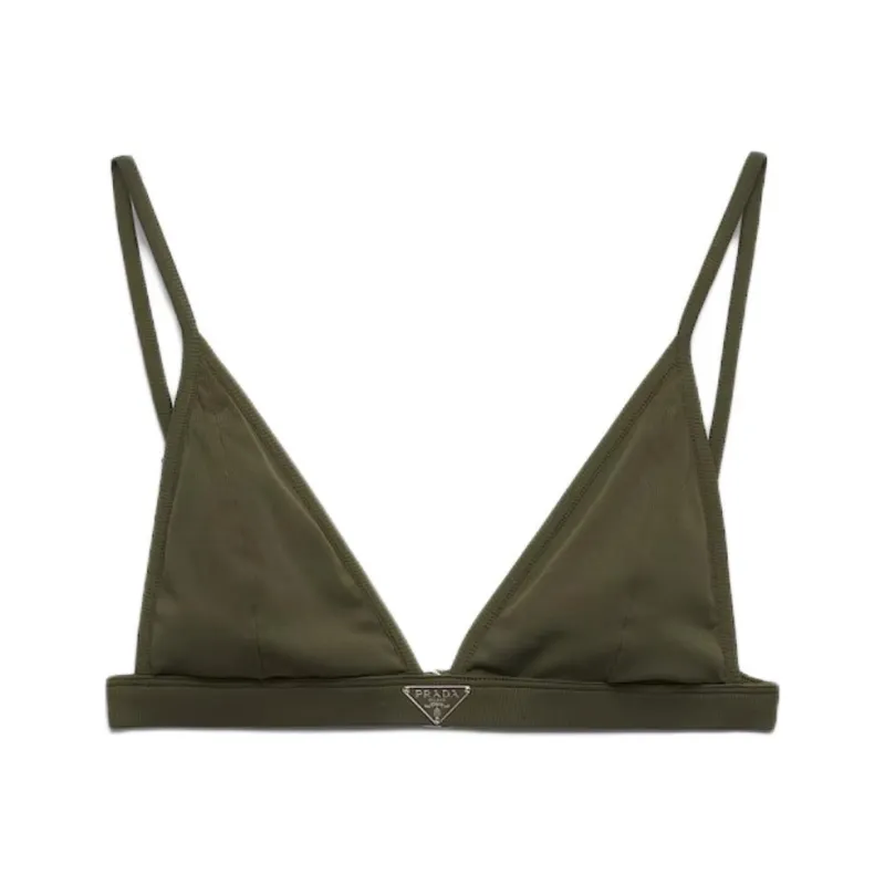 PRADA SS24 Bikini Women's Green Camouflage-0