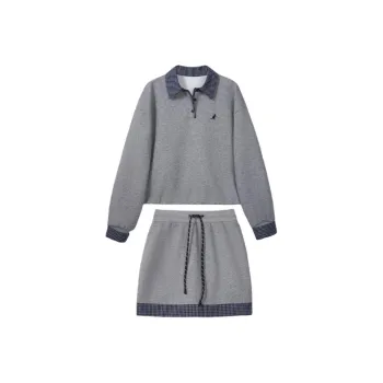 The Plums Are Cooked Skirt Set Women's Mist Gray