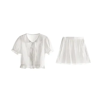 PAZZO Skirt Set Women's Gardenia White
