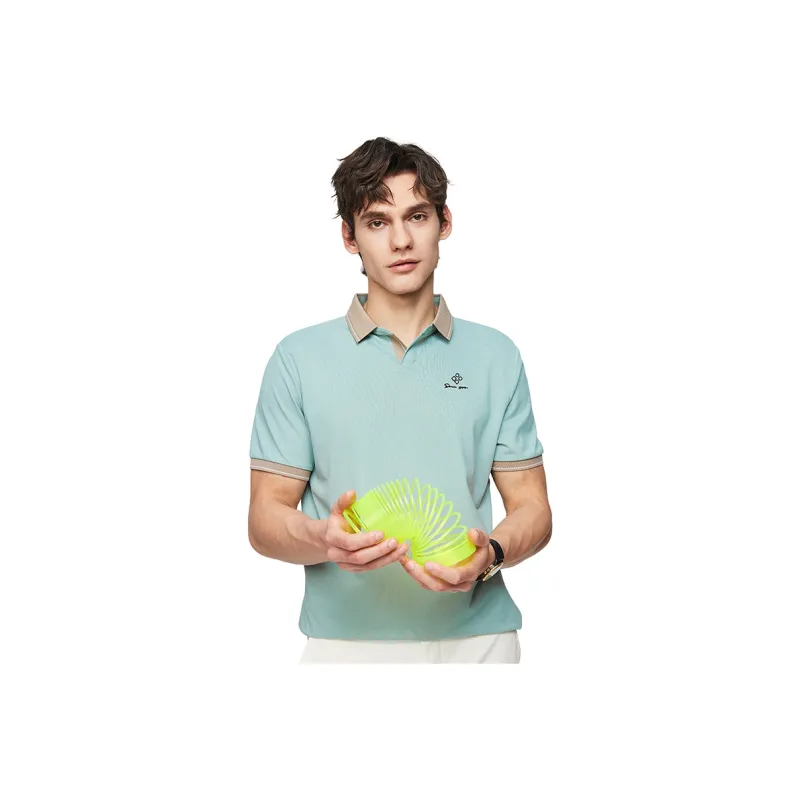 Red bean Polo Shirts Men-6