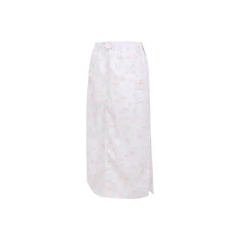 Nike SS25 Casual Long Skirt Women's White