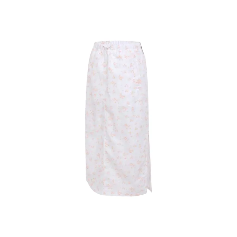Nike SS25 Casual Long Skirt Women's White-0