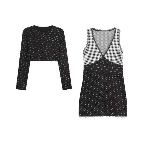 PLANE DRIFT Skirt Set Women's Black