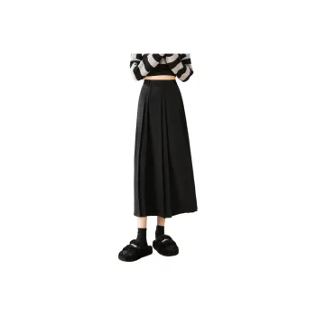 TERRE BLEUE Casual Long Skirts Women's Black