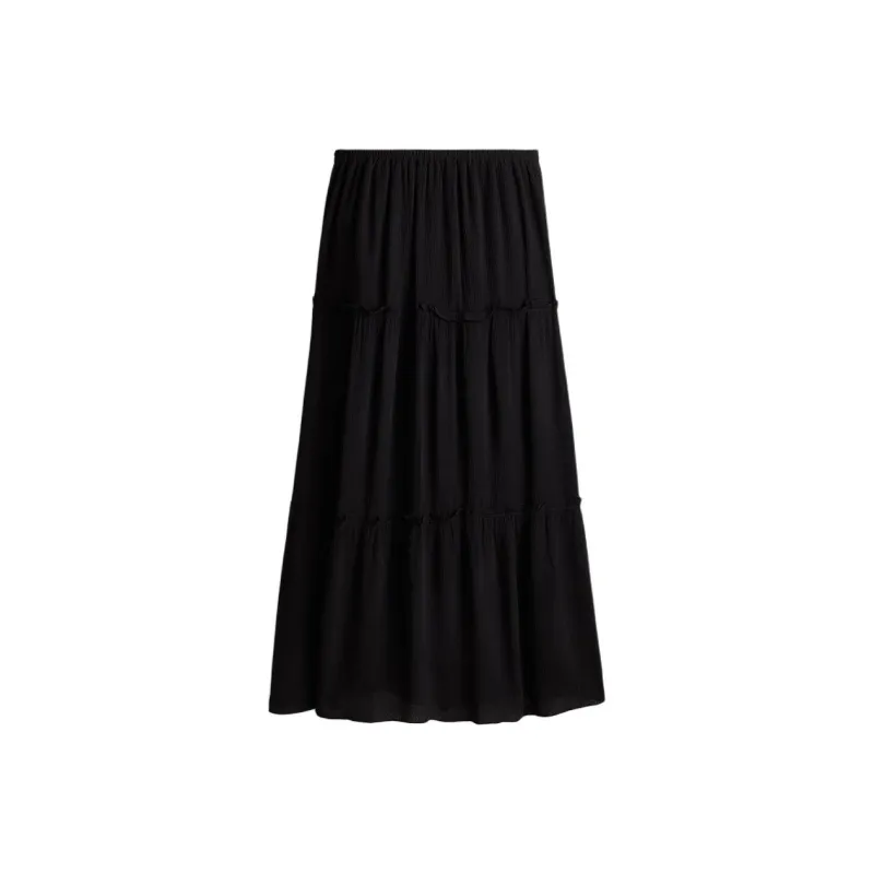 H&M Casual Long Skirts Women's Black-0