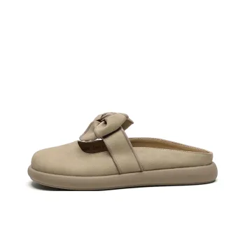 JOSINY Rubber Sole Abrasion Resistant Closed Toe Slippers Women's
