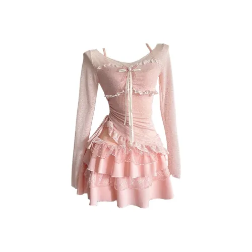 PLANE DRIFT Skirt Set Women's Pink