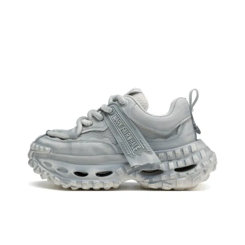 FAIRWHALE Slip Resistant And Breathable Low Top Chunky Sneakers Unisex Glacier Blue