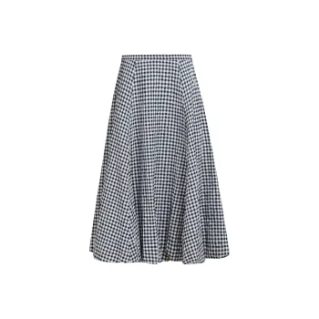 MARNI Check print Midi Skirt