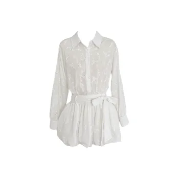 Udon House Skirt Set Women's White