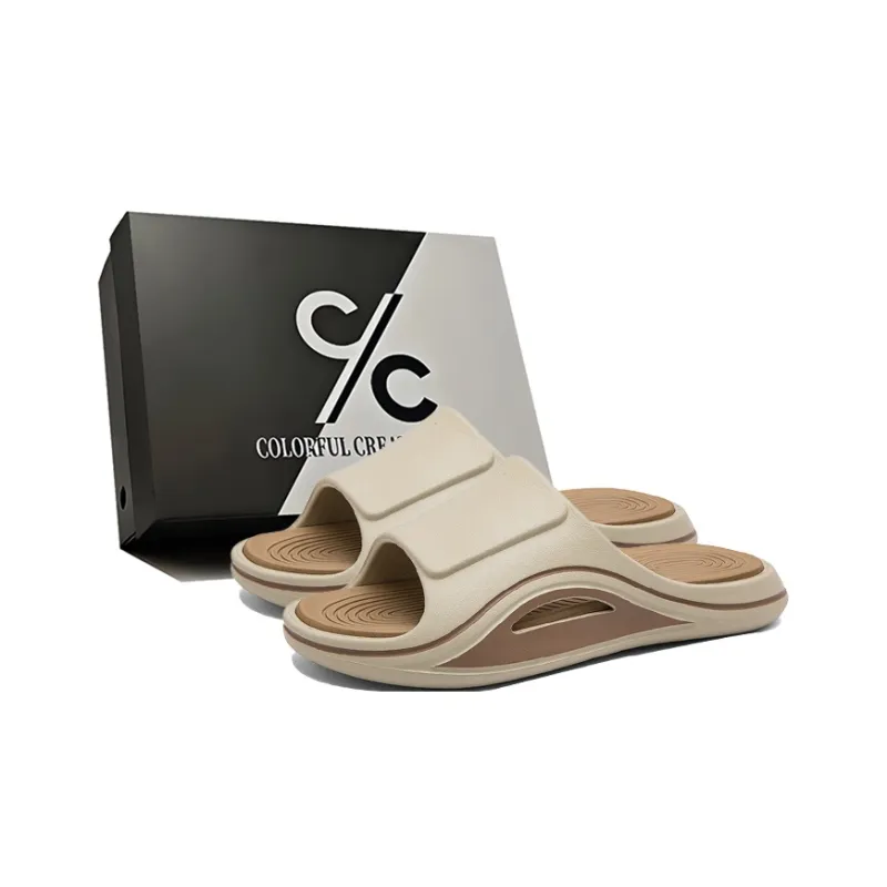Colorful Creations EVA Massage Slip Resistant Abrasion Resistant Odor Resistant Quiet Slide Slippers Men's-18