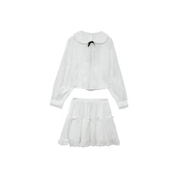 Icicofficial Two Piece Skirt Sets Women's