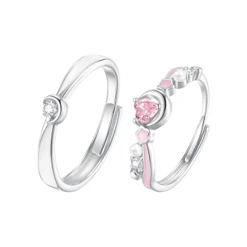 TWINKLE ANGEL 925 Sterling Silver Rings Unisex