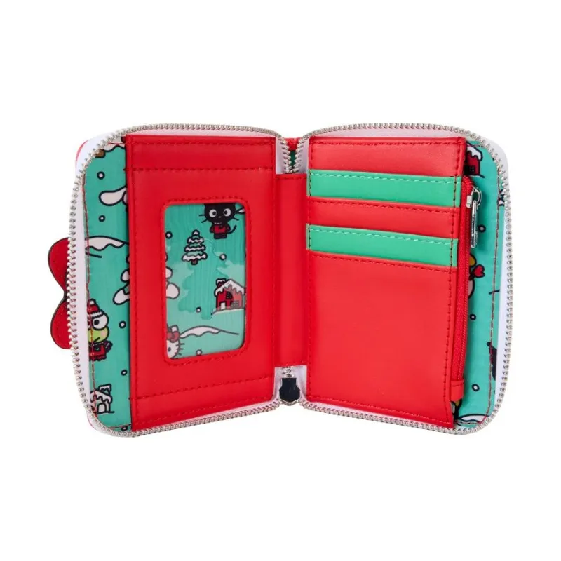 Sanrio Loungefly Collaboration Polyurethane Wallet Women's Red & Multicolor-3