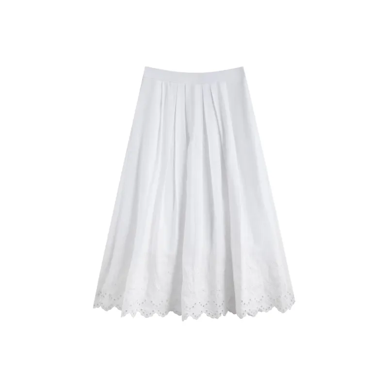 FANSILANEN Casual Long Skirt Women's-0