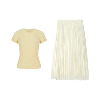 MTHE Two Piece Skirt Sets Women's