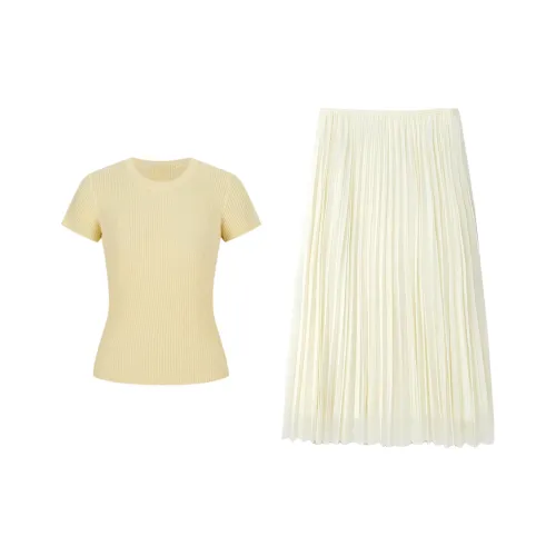 MTHE Two Piece Skirt Sets Women's