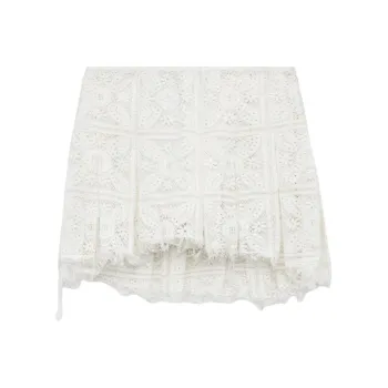 LOEWE Paula's Ibiza SS25 Casual Short Skirts Women's White