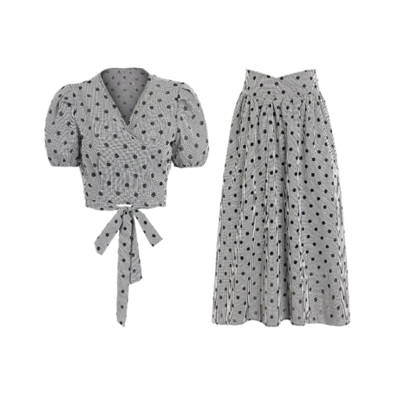 ABBY GODDESS Skirt Set Women's Gray-0