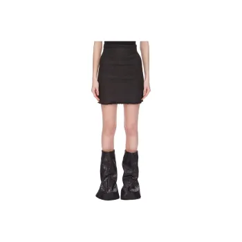 Rick Owens DRKSHDW Dirt Pillar Mini Skirt