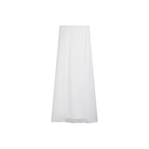 A LIFE ON THE LEFT Casual Long Skirt Women's White
