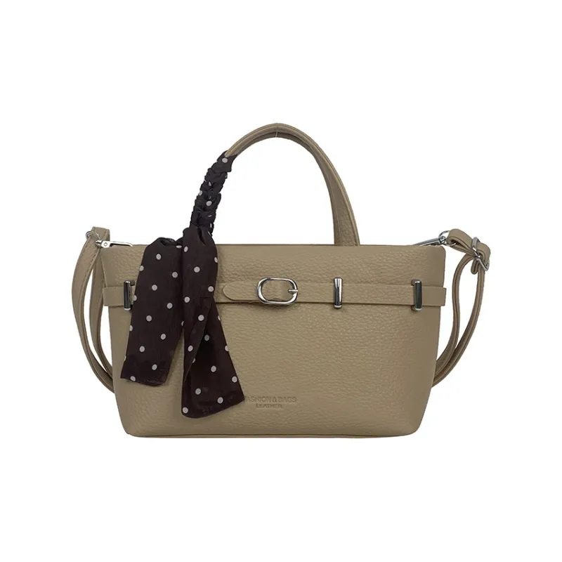 RIVMIND PU Handbag Women's White/Gray/Black/Apricot/Khaki/Coffee-12