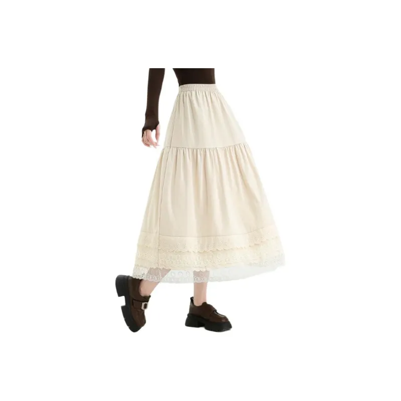 FAWENXIANGZI Casual Long Skirt Women's-12