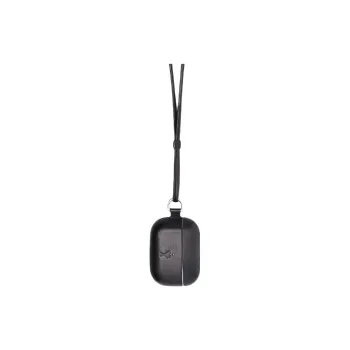 AMIPARIS Leather Earphone Case Women's Black