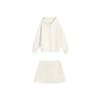 Udon House Skirt Set Women's White